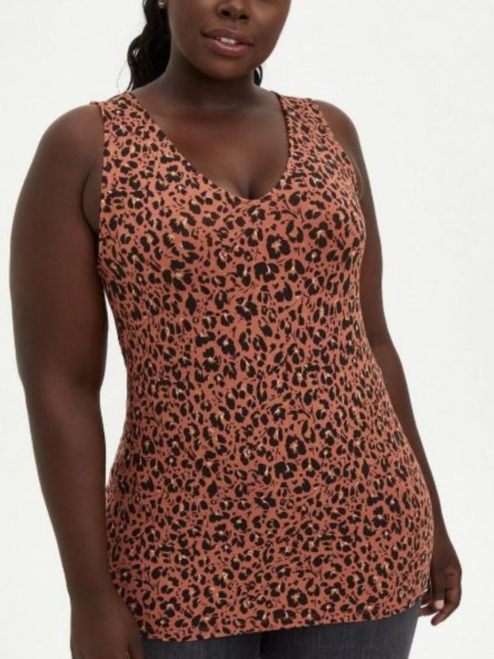 Torrid Foxy V-Neck Tank Top Shirt 2X